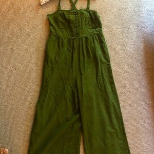 Madewell wide-leg linen jumpsuit